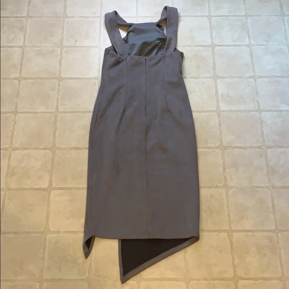 NWT LF Grey Suede Dress SZ S - Picture 5 of 7